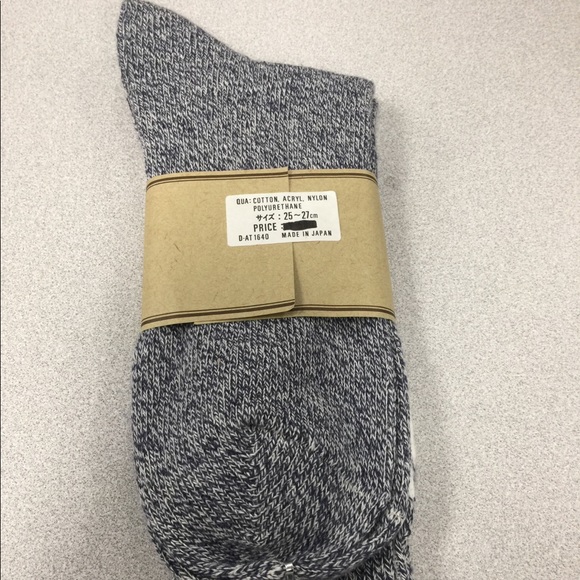 1 Pairs Socks made in Japan men’s shoe size7-9.5 - Picture 2 of 4