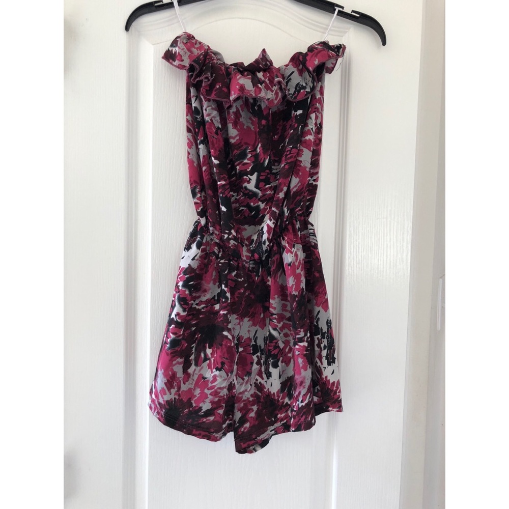 Multi colored purple romper