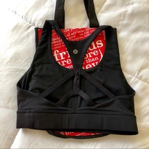 ❌SOLD❌ Lululemon bra black size 6