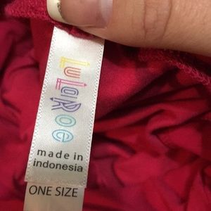 Pink lularoe leggings