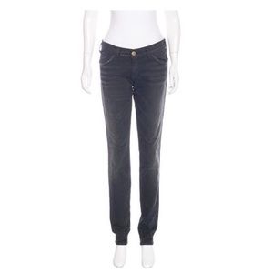 Current Elliot Studded Straight-Leg Jeans | US 27