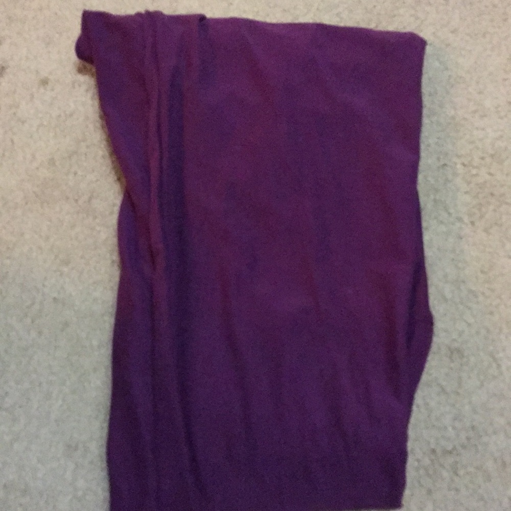 One size purple lularoe leggings