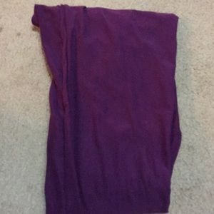 One size purple lularoe leggings