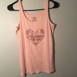 Light Pink Graphic Tank