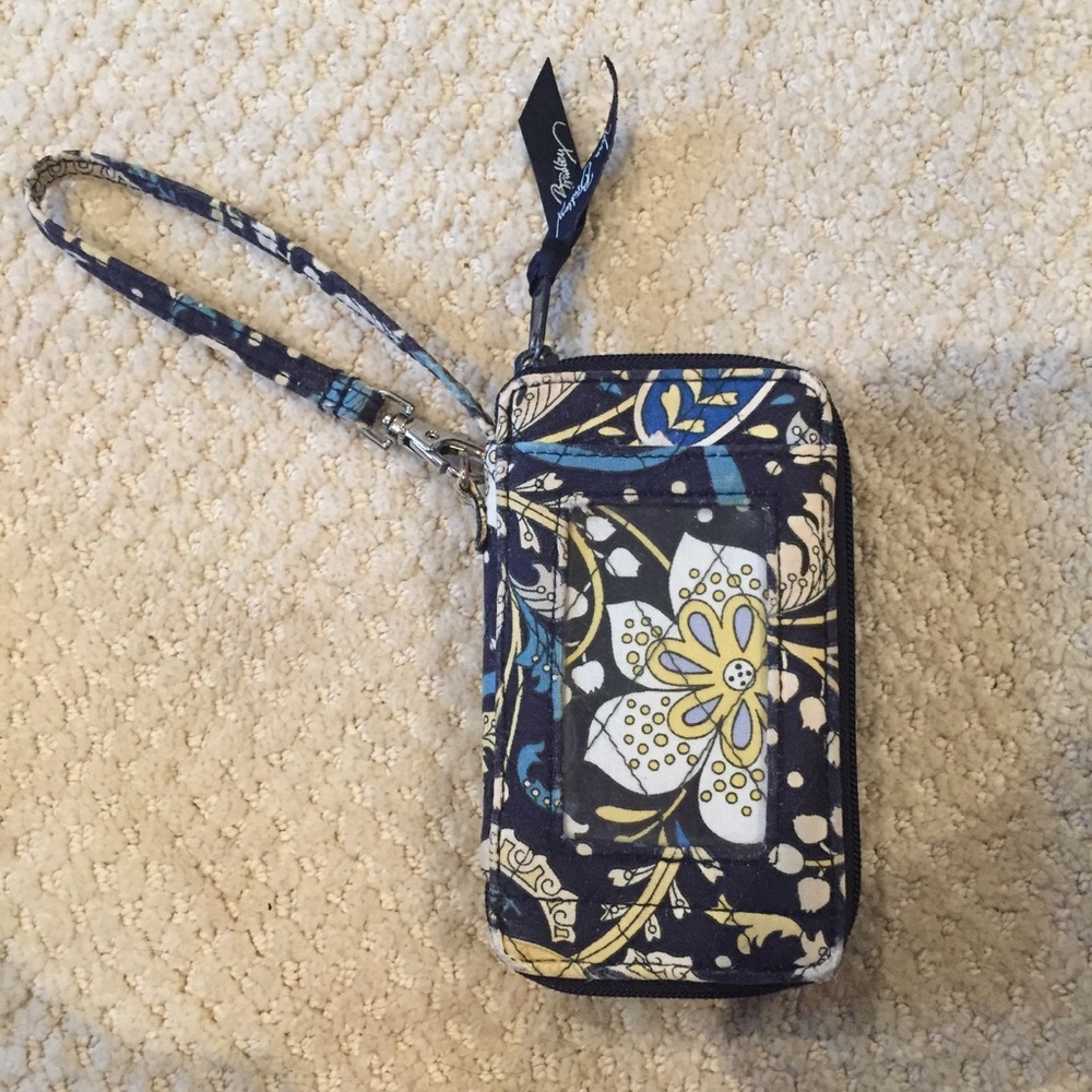 Vera Bradley wristlet wallet, hold iPhone