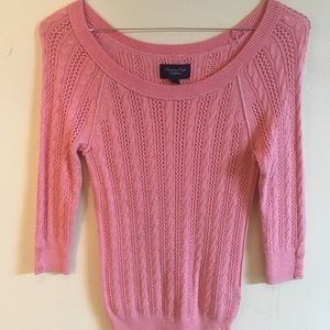 Pink American Eagle sweater