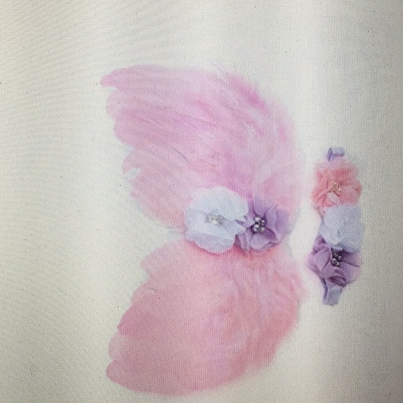 Baby Feathers angel wings & hair clip - Picture 5 of 7