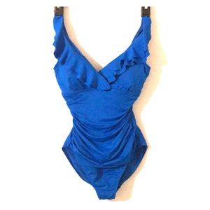 Ralph Lauren Chaps Royal Blue Bathing Suit