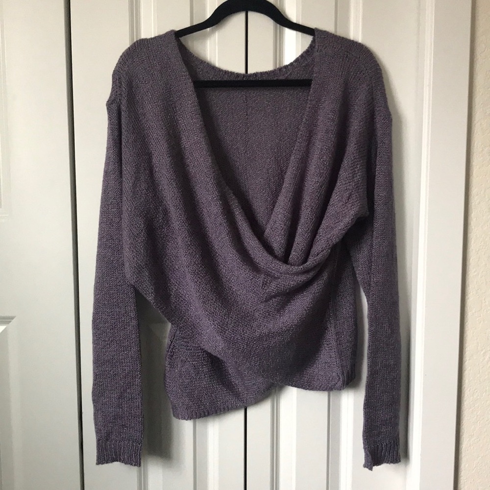 Front Wrap Sweater