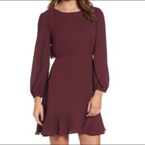 Chelsea28 Open Back Ruffle Dress, Size Small