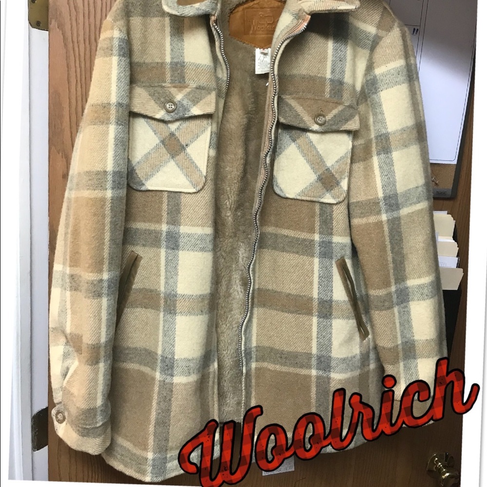 Vintage Woolrich fur lined coat