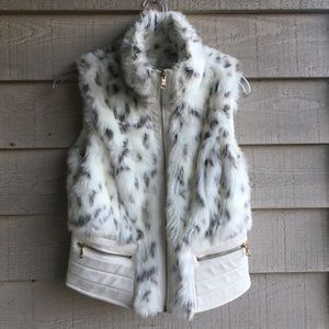 White Fur Vest