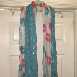 Bundle of 2 turquoise Scarves