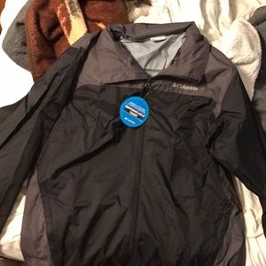 Black Columbia Glennaker lake rain jacket