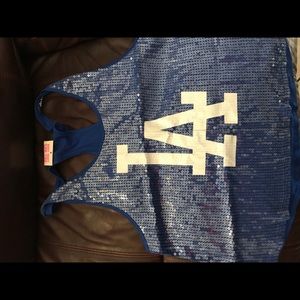 Vs pink dodger shirt