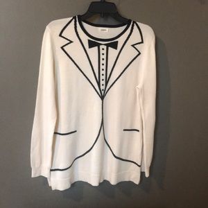 L’Agence Trompe l’Oeil tux sweater