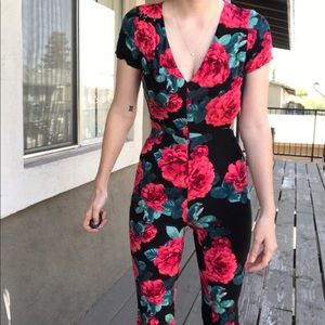 Floral jumpsuit