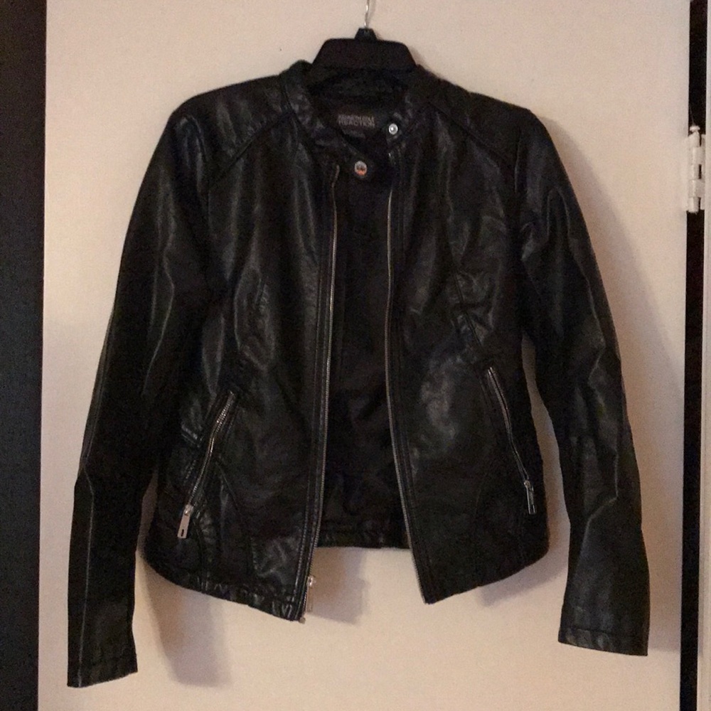 Kenneth Cole Reaction faux leather jacket