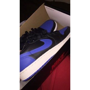 Royal blue air Jordan 1s