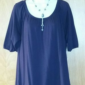 Gap deep plum XL top