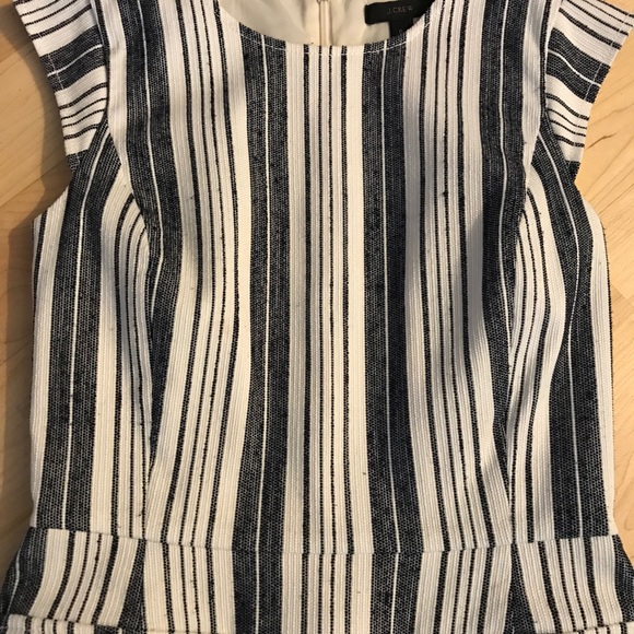 Jcrew Patch Pocket dress in striped tweed! - Picture 4 of 6
