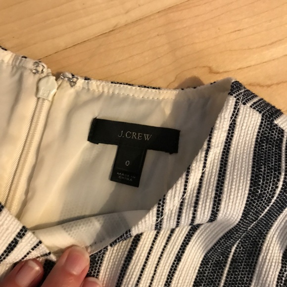 Jcrew Patch Pocket dress in striped tweed! - Picture 5 of 6