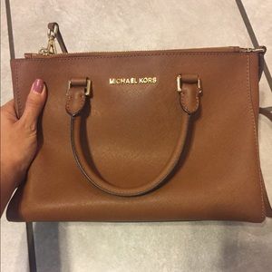 Michael Kors leather handbag