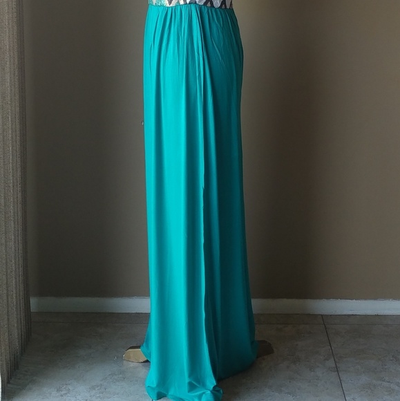 Bo Bel Turquoise Maxi Dress - Picture 3 of 5