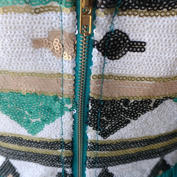 Bo Bel Turquoise Maxi Dress - Picture 4 of 5