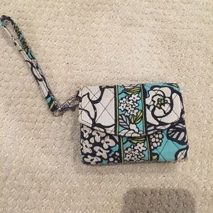 Vera Bradley wristlet wallet, holds iPhone