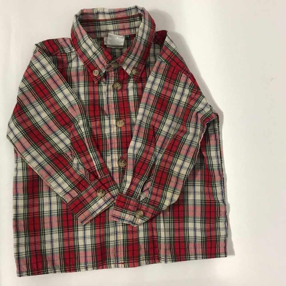 Perfectly Dressed Red and Green Plaid Buttondown