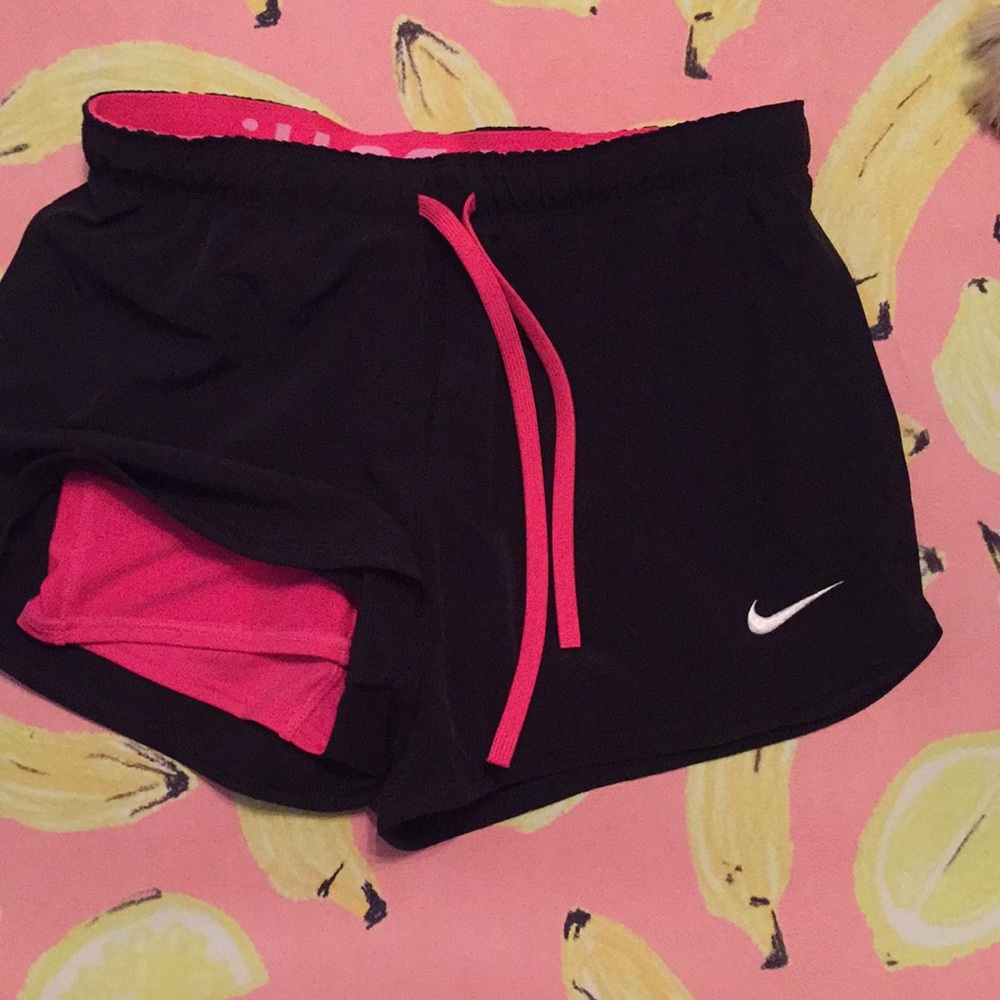 Nike black and pink shirt size small