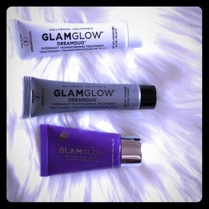 GlamGlow Gravitymud & DreamDuo travel sizes 0.5oz
