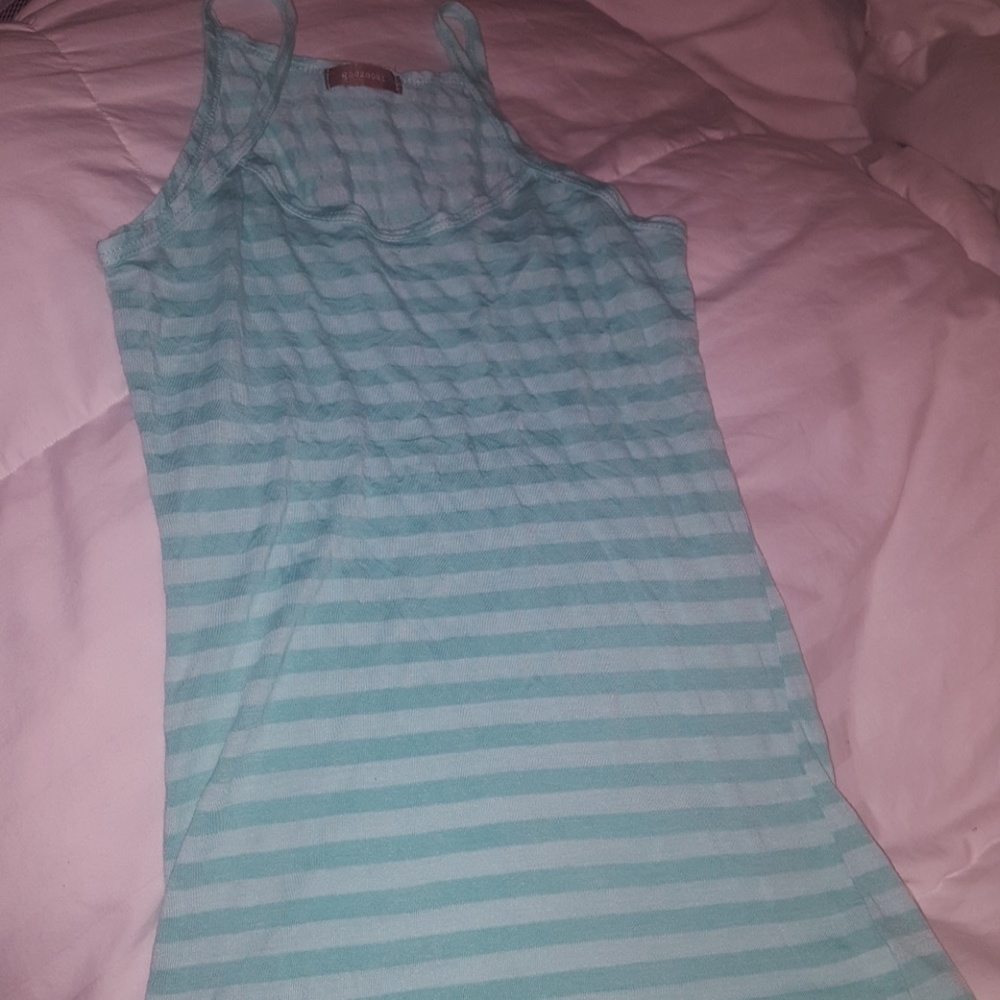 Teal/aqua tank top
