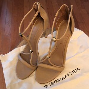 BCBG “NIXIE” Nude Sheep Leather Shoe