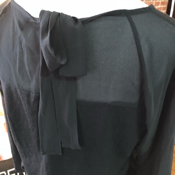 Ann Taylor sheer sleeved top. Size L. EUC! - Picture 2 of 5