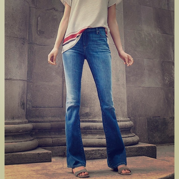 loft modern flare jeans