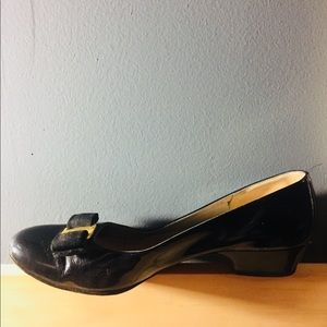 Vintage Ferragamo slight wedge heel