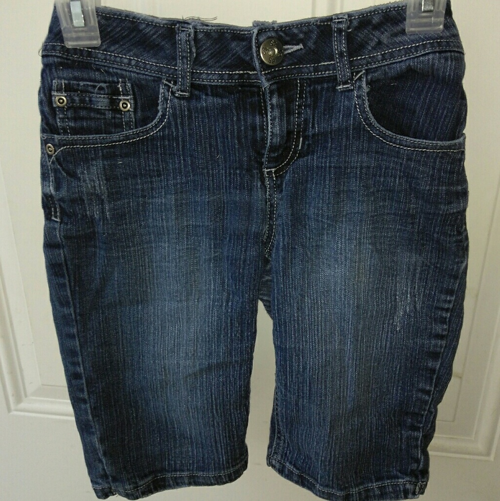 Denim Capri Shorts