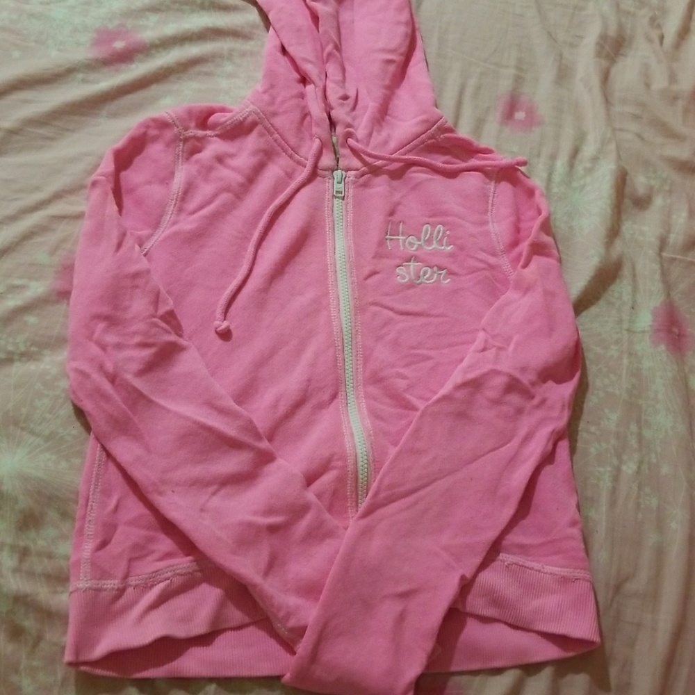 Pink Hollister Hoodie