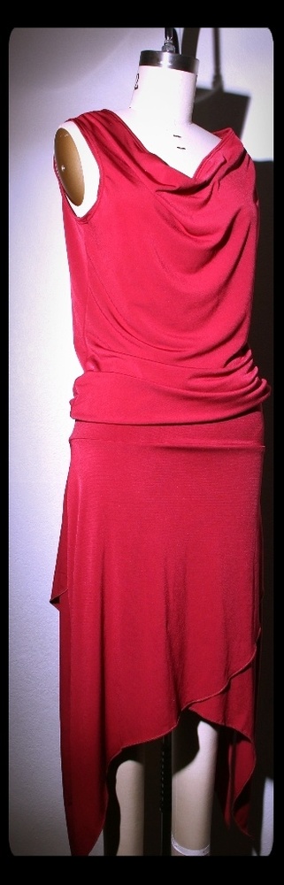 Dress red fine garment.