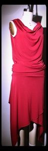 Dress red fine garment.