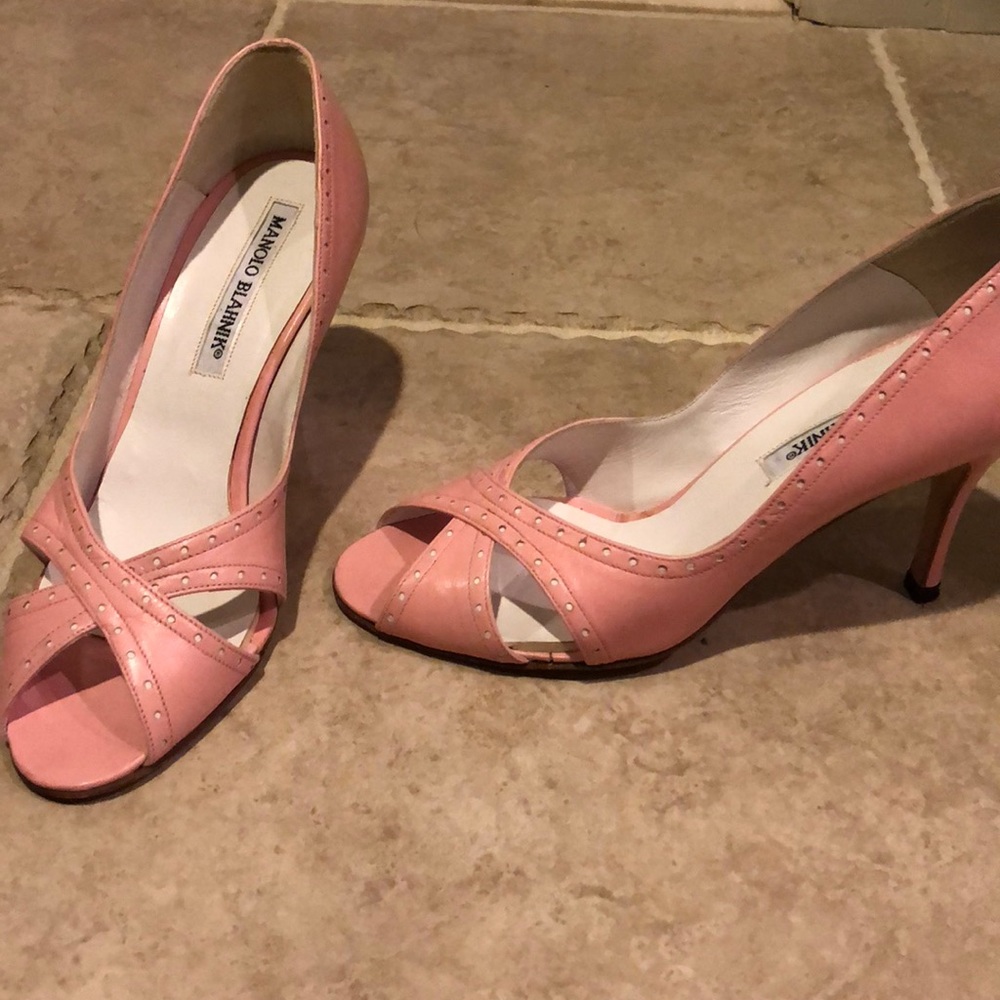 Pink Manolo Blahniks