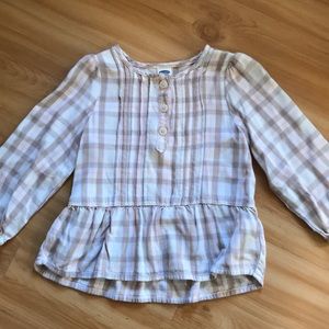 Plaid blouse