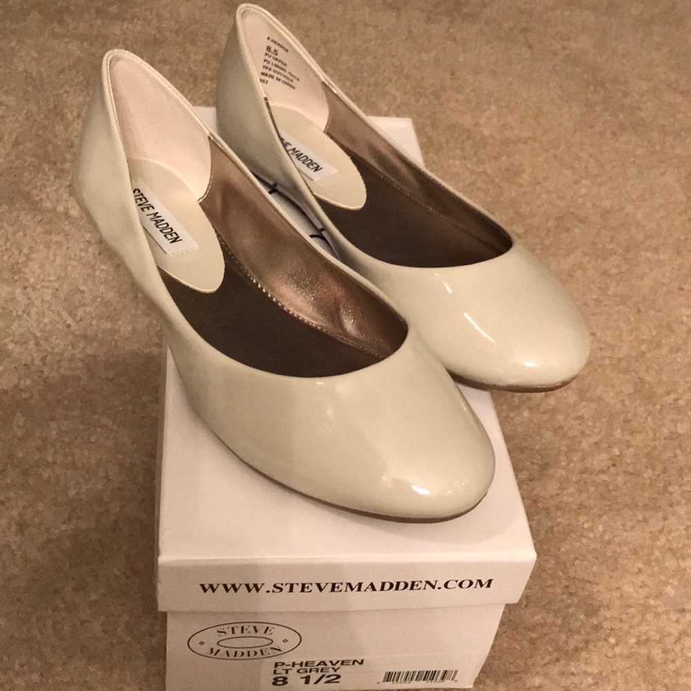 🆕 Steve Madden patent leather p-heaven flats