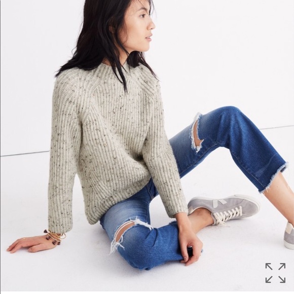 Madewell Sweaters - Madewell Donegal Northfield Mockneck Sweater