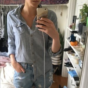 ABERCROMBIE AND FITCH BUTTON UP - WORN ONCE