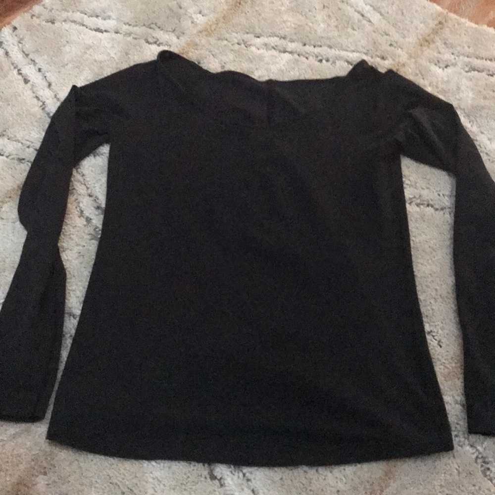 Lululemon Cardero long sleeve black top size 4