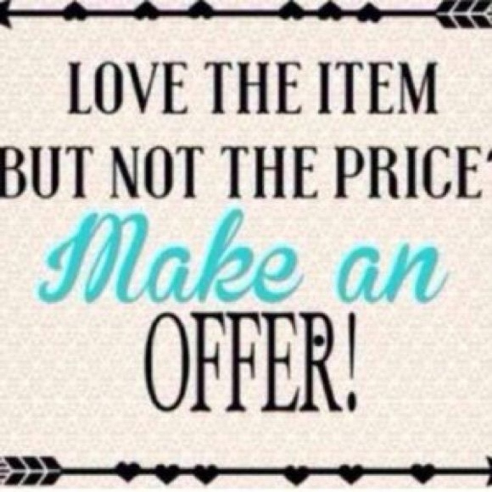 All reasonable offers accepted!