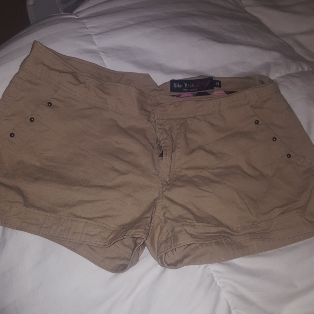 Khaki shorts by Black Label Pink size 9